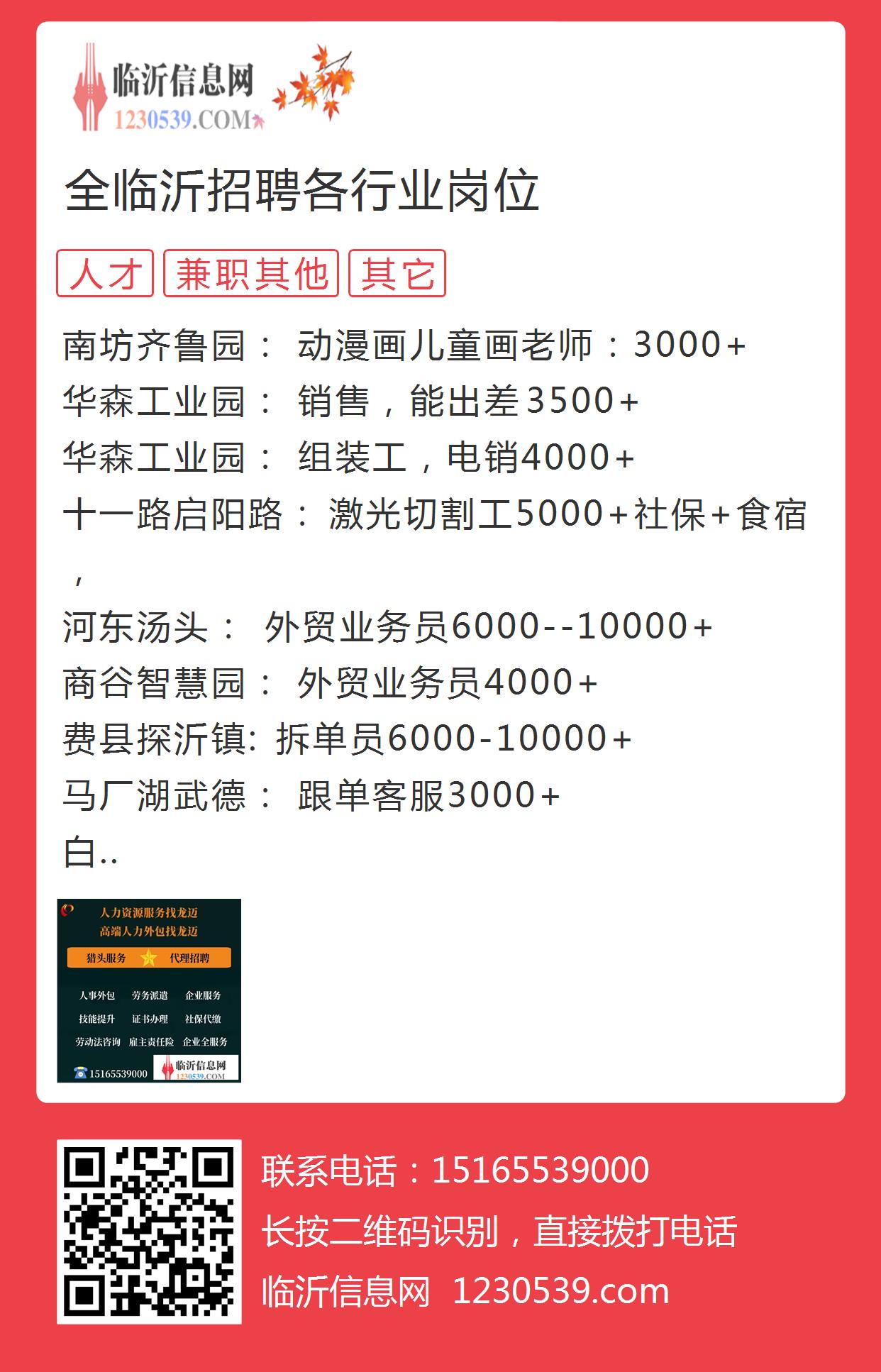 临朐人才网最新招聘，企业成长的黄金机会