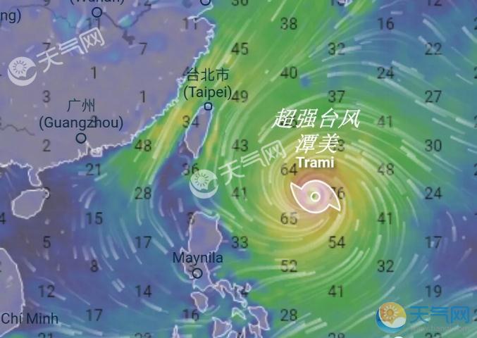 台风潭美最强级别预测，或达强台风级警告启动